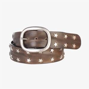 NEW BRAVE LEATHER women's miri belt in brown